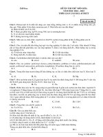 Đề ôn thi thử môn hóa  (930)