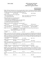 Đề ôn thi thử môn hóa  (444)