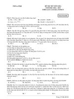 Đề ôn thi thử môn hóa   (532)