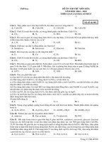 Đề ôn thi thử môn hóa  (733)