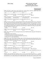 Đề ôn thi thử môn hóa  (160)