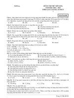Đề ôn thi thử môn hóa  (951)