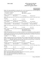 Đề ôn thi thử môn hóa  (340)