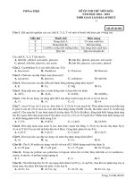Đề ôn thi thử môn hóa  (382)