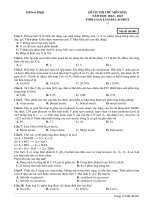 Đề ôn thi thử môn hóa  (396)