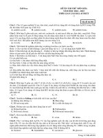 Đề ôn thi thử môn hóa  (874)