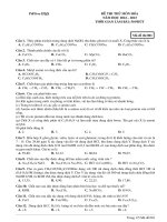 Đề ôn thi thử môn hóa   (652)