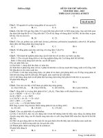 Đề ôn thi thử môn hóa  (212)