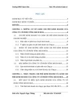 Chuyên đề thực tập  giảm chi phí kinh doanh của công ty cổ phần tổng bách hoá