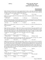 Đề ôn thi thử môn hóa  (634)