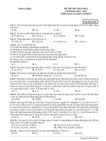 Đề ôn thi thử môn hóa   (703)