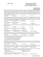 Đề ôn thi thử môn hóa  (174)