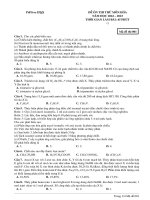 Đề ôn thi thử môn hóa  (252)