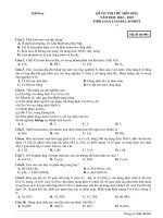 Đề ôn thi thử môn hóa  (635)