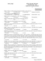 Đề ôn thi thử môn hóa  (380)
