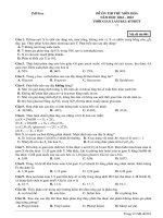 Đề ôn thi thử môn hóa  (936)