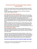 Vận chuyển hàng từ việt nam đi cảng jeddah, saudi arabia