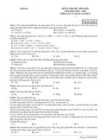 Đề ôn thi thử môn hóa  (922)