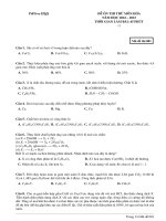 Đề ôn thi thử môn hóa  (381)