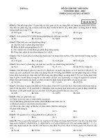 Đề ôn thi thử môn hóa  (787)