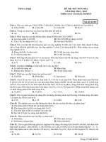 Đề ôn thi thử môn hóa   (537)