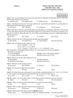 Đề ôn thi thử môn hóa  (967)