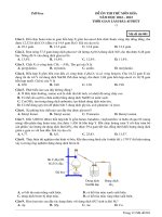 Đề ôn thi thử môn hóa  (912)