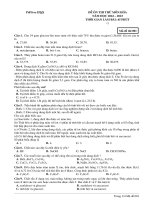 Đề ôn thi thử môn hóa  (361)