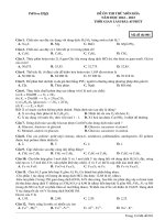 Đề ôn thi thử môn hóa  (395)