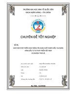 Chuyên đề thực tập  giải pháp phát triển hoạt động tín dụng xuất nhập khẩu tại ngân hàng đầu tư và phát triển việt nam chi nhánh thái hà