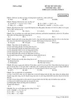 Đề ôn thi thử môn hóa   (618)