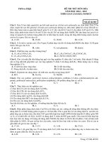 Đề ôn thi thử môn hóa   (775)