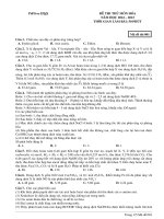 Đề ôn thi thử môn hóa   (663)