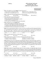 Đề ôn thi thử môn hóa  (933)