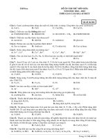Đề ôn thi thử môn hóa  (954)