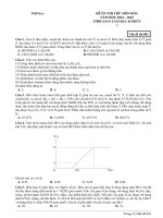 Đề ôn thi thử môn hóa  (956)