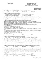 Đề ôn thi thử môn hóa   (653)