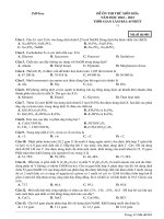 Đề ôn thi thử môn hóa  (632)