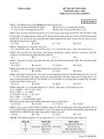 Đề ôn thi thử môn hóa   (590)