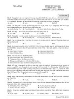 Đề ôn thi thử môn hóa   (593)