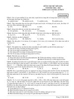 Đề ôn thi thử môn hóa  (692)
