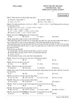 Đề ôn thi thử môn hóa  (320)