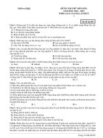 Đề ôn thi thử môn hóa  (274)