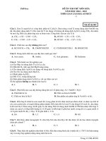 Đề ôn thi thử môn hóa  (962)