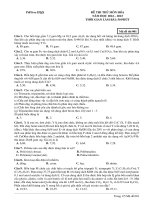 Đề ôn thi thử môn hóa   (700)