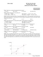 Đề ôn thi thử môn hóa   (699)
