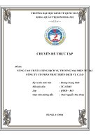 Chuyên đề thực tập  nâng cao chất lượng dịch vụ thương mại điện tử tại công ty cổ phần phát triển dịch vụ c e o