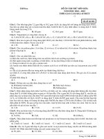 Đề ôn thi thử môn hóa  (862)