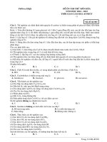 Đề ôn thi thử môn hóa  (322)