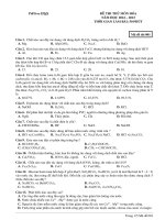 Đề ôn thi thử môn hóa   (808)